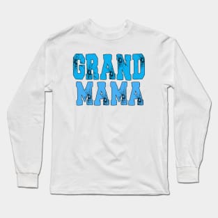 Grand Mama bullet hole gun shots Long Sleeve T-Shirt